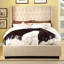  Furniture of America Mira California King Upholstered Panel Bed CM7055IV-CK-BED IMAGE 1