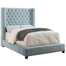  Furniture of America Mirabelle King Upholstered Panel Bed CM7679BL-EK IMAGE 1