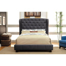  Furniture of America Fontes California King Upholstered Panel Bed CM7050GY-CK-BED IMAGE 9