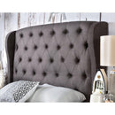  Furniture of America Fontes Queen Upholstered Panel Bed CM7050GY-Q-BED IMAGE 4