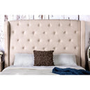  Furniture of America Fontes King Upholstered Panel Bed CM7050IV-EK-BED IMAGE 4