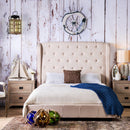  Furniture of America Fontes King Upholstered Panel Bed CM7050IV-EK-BED IMAGE 6