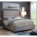  Furniture of America Gillian Twin Upholstered Panel Bed CM7262GY-T-BED IMAGE 2