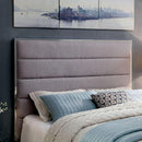  Furniture of America Gillian Twin Upholstered Panel Bed CM7262GY-T-BED IMAGE 3