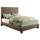  Furniture of America Marianne Twin Upholstered Panel Bed CM7433BR-T-BED IMAGE 1