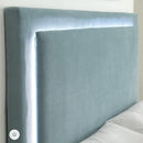  Furniture of America Erglow I King Upholstered Panel Bed CM7695BL-EK-BED IMAGE 3