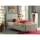  Furniture of America Barney Twin Upholstered Panel Bed CM7272BG-T-BED IMAGE 1