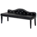  Furniture of America Kids Seating Bench CM-BN6883BK-L IMAGE 1