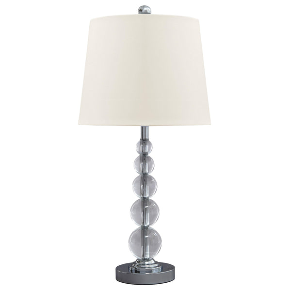 Signature Design by Ashley Joaquin Table Lamp Joaquin L428084 Crystal Table Lamp (2 per package) IMAGE 1