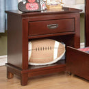  Furniture of America Colin 1-Drawer Kids Nightstand CM7909CH-N IMAGE 1