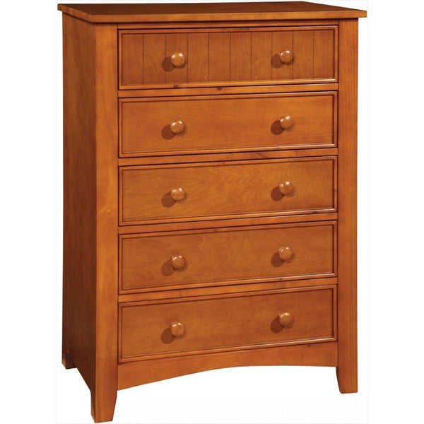 Furniture of America Omnus 5-Drawer Kids Chest CM7905OAK-C IMAGE 1