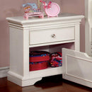  Furniture of America Mullan 1-Drawer Kids Nightstand CM7943WH-N IMAGE 1