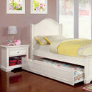 Furniture of America Mullan 1-Drawer Kids Nightstand CM7943WH-N IMAGE 3
