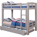  Furniture of America Kids Beds Bunk Bed CM-BK618T-GY-BED IMAGE 1