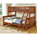  Furniture of America Kids Beds Bunk Bed CM-BK604OAK-BED IMAGE 2