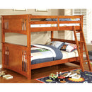  Furniture of America Kids Beds Bunk Bed CM-BK603OAK-BED IMAGE 1