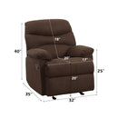 Acme Furniture Arcadia 00635 Motion Glider Recliner IMAGE 12