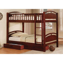  Furniture of America Kids Beds Bunk Bed CM-BK600CH-BED IMAGE 1