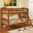 Furniture of America Kids Beds Bunk Bed CM-BK524-OAK-BED IMAGE 1