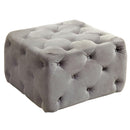  Furniture of America Kids Seating Ottomans CM-BN6290GY IMAGE 1