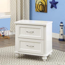  Furniture of America Lacey 2-Drawer Kids Nightstand CM7322WH-N IMAGE 3
