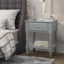  Furniture of America Lindsay 1-Drawer Kids Nightstand CM-AC323GY IMAGE 3