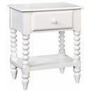 Furniture of America Lindsay 1-Drawer Kids Nightstand CM-AC323WH IMAGE 1