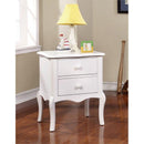  Furniture of America Lexie 2-Drawer Kids Nightstand CM-AC325WH IMAGE 4