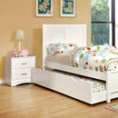  Furniture of America Prismo 2-Drawer Kids Nightstand CM7941WH-N IMAGE 2