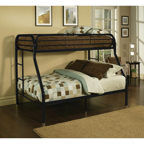 Acme Furniture Tritan 02052BK Twin XL over Queen Bunk Bed IMAGE 1