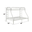 Acme Furniture Tritan 02052WH Twin XL/Queen Bunk Bed IMAGE 5