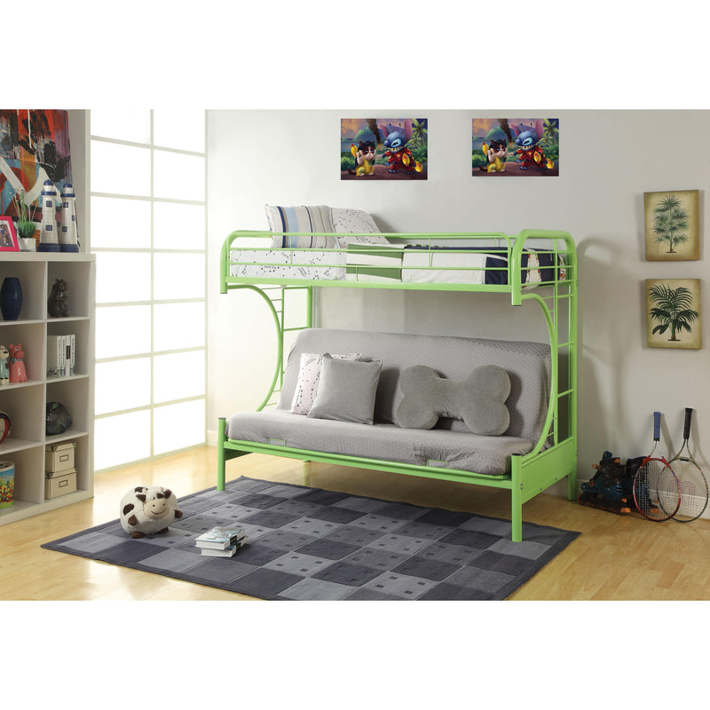 Acme Furniture Eclipse 02091W-GR Twin over Full Futon Bunk Bed IMAGE 5