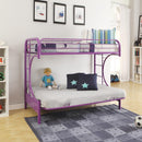 Acme Furniture Eclipse 02091W-PU Twin over Full Futon Bunk Bed IMAGE 1