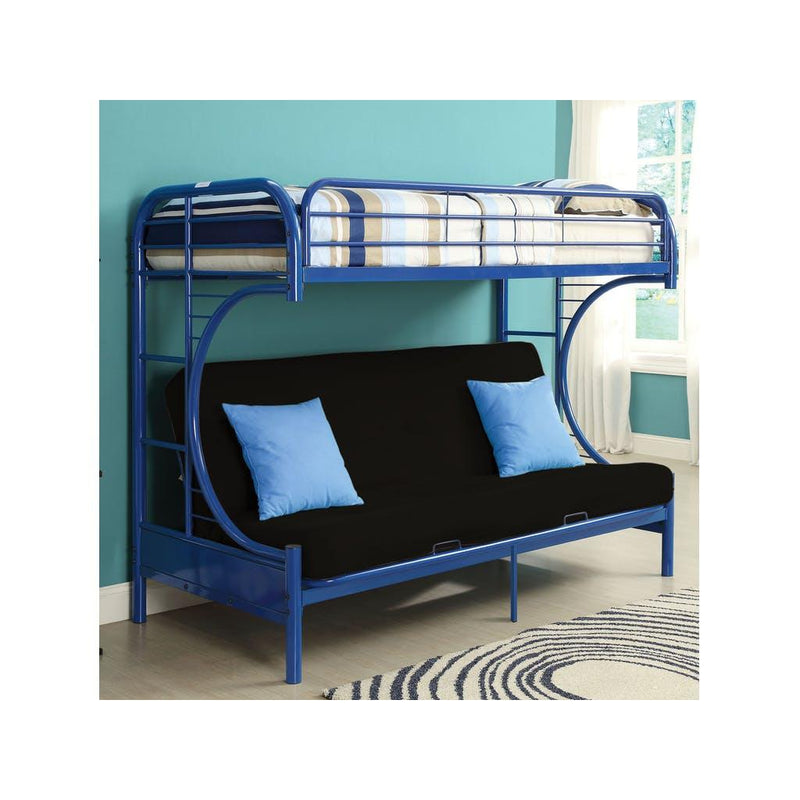 Acme Furniture Eclipse 02093BU Twin XL over Queen Futon Bunk Bed IMAGE 4