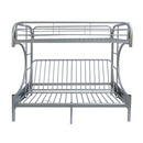 Acme Furniture Eclipse 02093SI Twin XL over Queen Futon Bunk Bed IMAGE 3