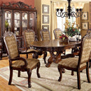  Furniture of America Medieve Dining Table with Trestle Base CM3557CH-T-TABLE IMAGE 5