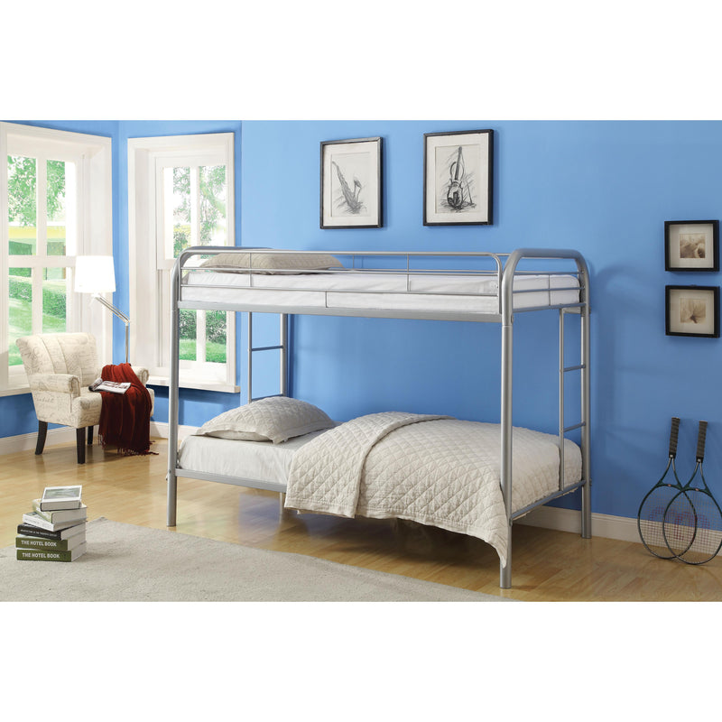 Acme Furniture Thomas 02188SI Twin over Twin Bunk Bed IMAGE 4