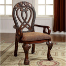  Furniture of America Wyndmere Arm Chair CM3186CH-AC-2PK IMAGE 1