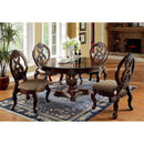 Furniture of America Round Tuscany I Dining Table with Pedestal Base CM3845CH-RT-TABLE IMAGE 2