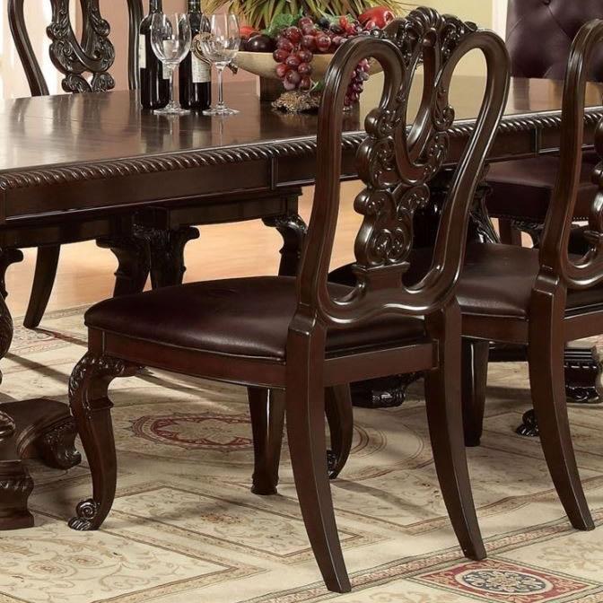 Furniture of America Bellagio Dining Chair CM3319W-SC-2PK IMAGE 3