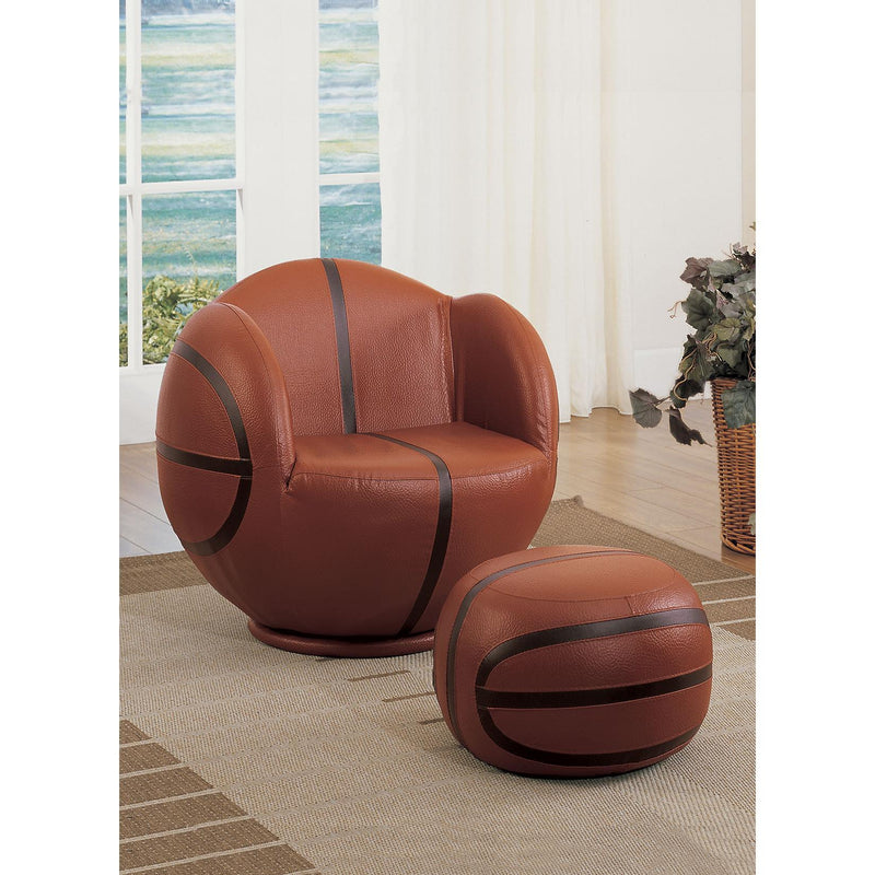 Acme Furniture All Star 05527 Chair and Ottoman IMAGE 1