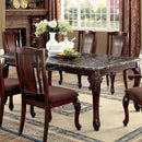  Furniture of America Johannesburg I Dining Table with Faux Marble Top CM3873T IMAGE 1