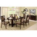  Furniture of America Evelyn Dining Table with Pedestal Base CM3418T-TABLE IMAGE 4