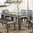  Furniture of America Sturgis Dining Table with Glass Top CM3352T IMAGE 4