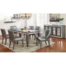  Furniture of America Sturgis Dining Table with Glass Top CM3352T IMAGE 5