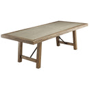  Furniture of America Colette Dining Table with Concrete Top & Pedestal Base CM3562T IMAGE 1