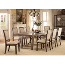  Furniture of America Colette Dining Table with Concrete Top & Pedestal Base CM3562T IMAGE 8