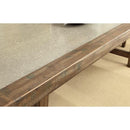 Furniture of America Colette Dining Table with Concrete Top & Pedestal Base CM3562T-78 IMAGE 7