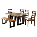  Furniture of America Madisson Dining Table with Pedestal Base CM3606T IMAGE 4