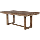  Furniture of America Lidgerwood Dining Table with Trestle Base CM3358T IMAGE 1